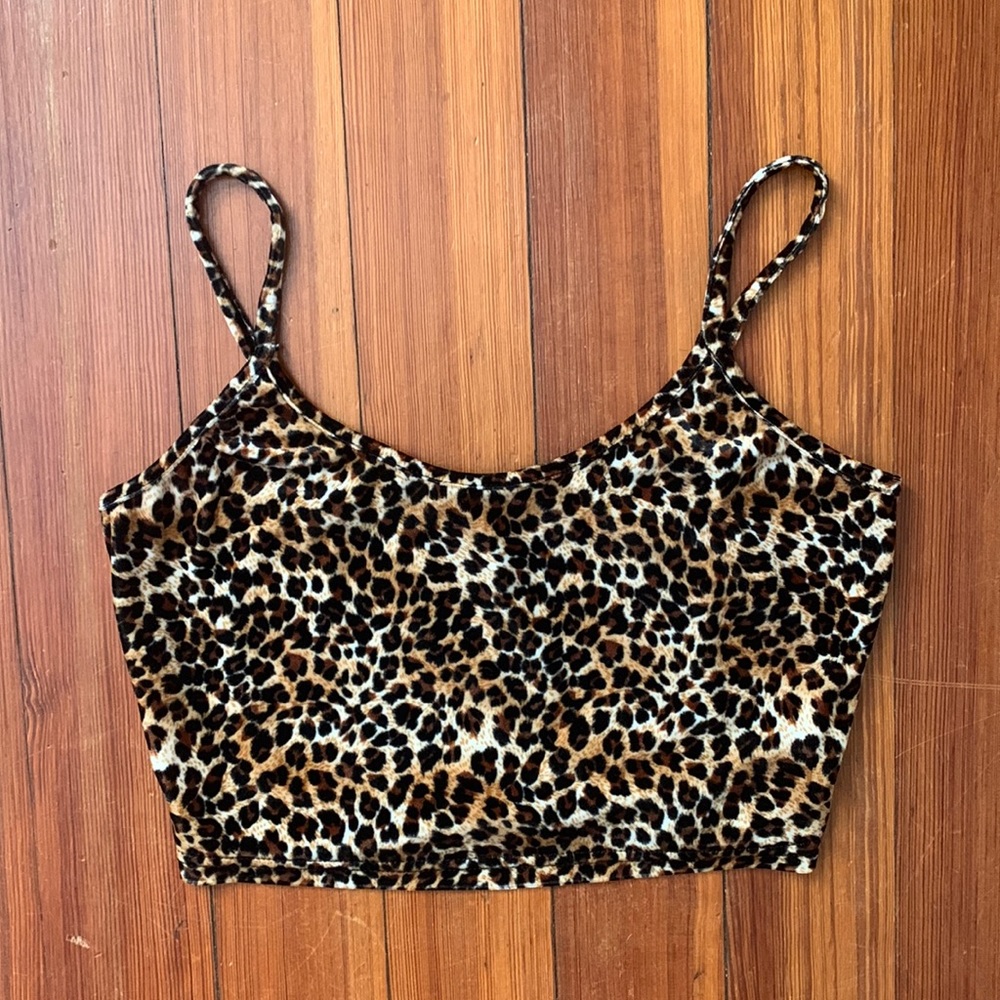 Cheetah Crop Tank